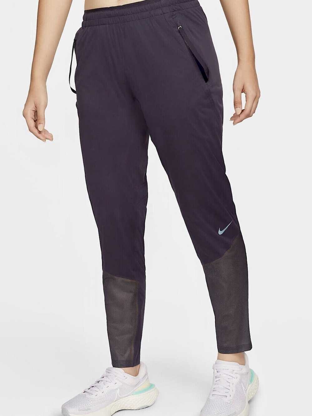 Nike Women's Deep Purple Track Joggers with Mesh Panels